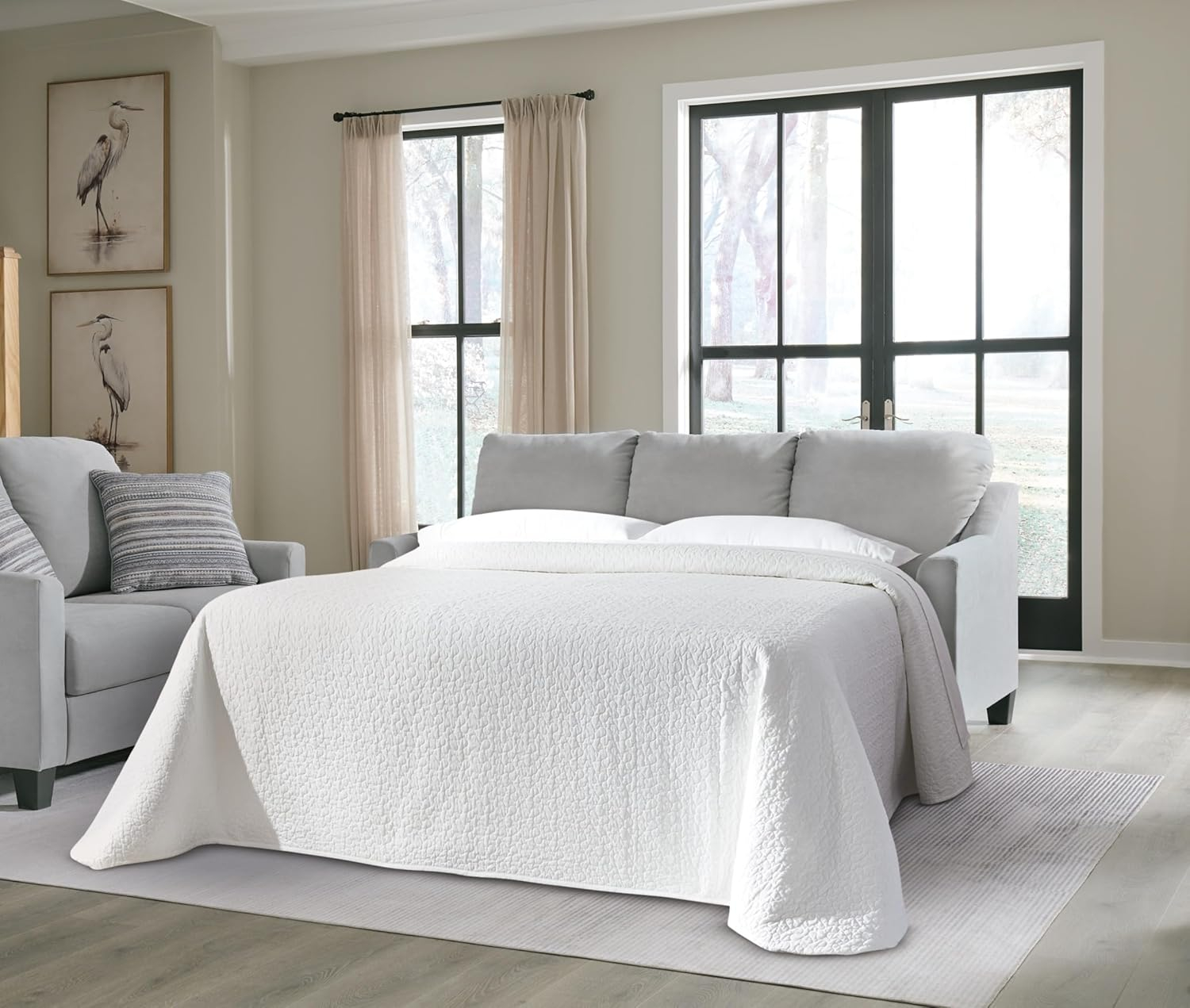 Signature Design by Ashley Adlai Gray Queen Sofa Sleeper