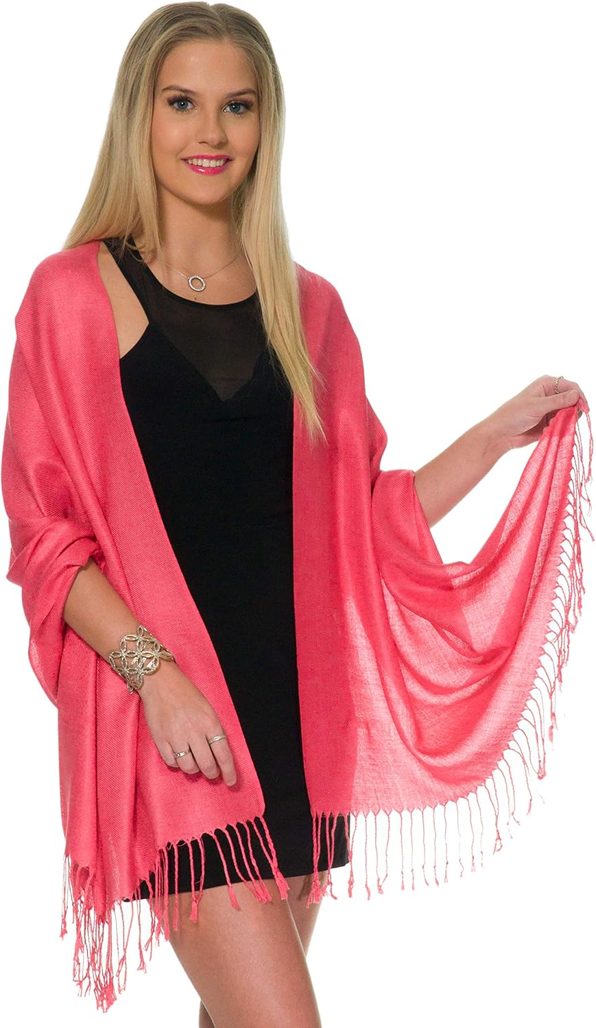 Pashmina Shawls and Wraps for Evening Dresses, Large Soft Pashminas Wedding Shawl