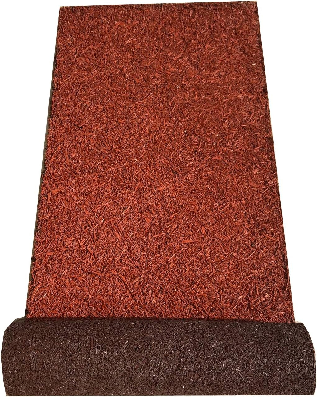 Backyard Expressions Reversible Rubber Mulch Pathway, 72" x 24" x 2/3" , Brown or Red