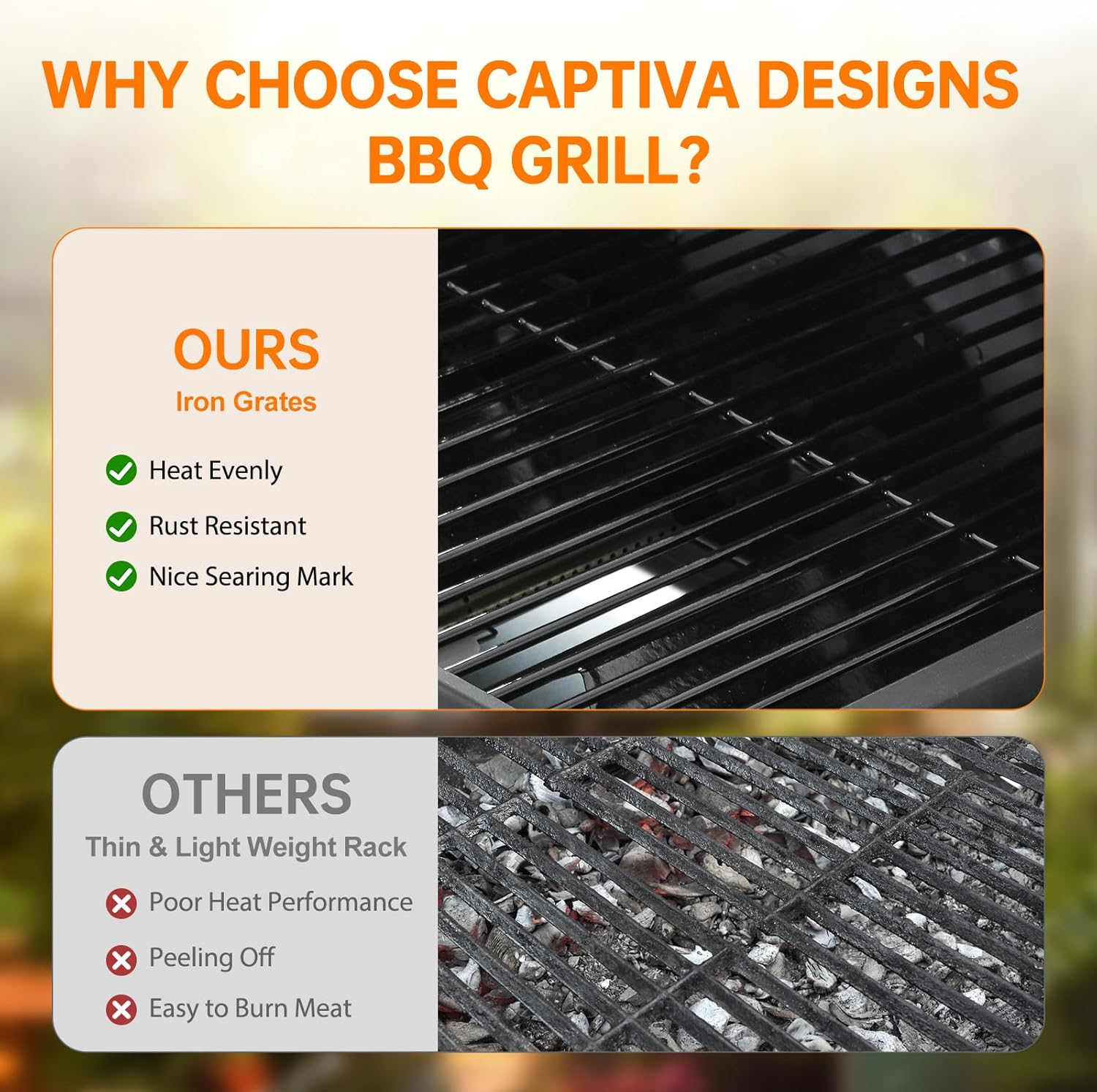4 Burner Propane Gas Grill, Stainless Steel BBQ Grill 40,000 BTU for Outdoor Cooking Kitchen, Garden and Patio Backyard Barbecue, Black and Silver