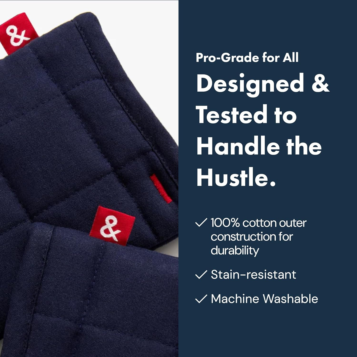 10+1%2f2%22+Puppet+Oven+Mitt+-+Cotton%2c+Blueberry+Blue