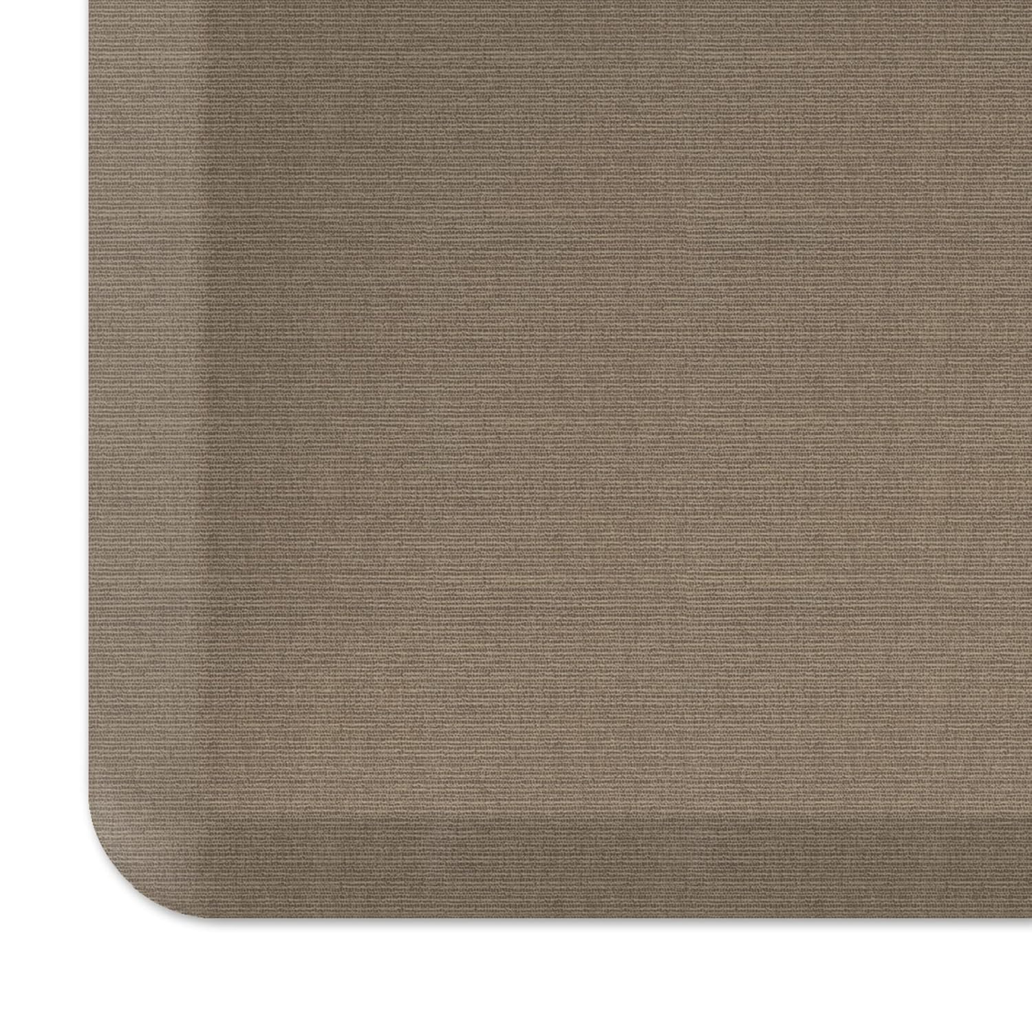 Grasscloth Pecan Foam Anti-Fatigue Floor Mat, 48" x 20"