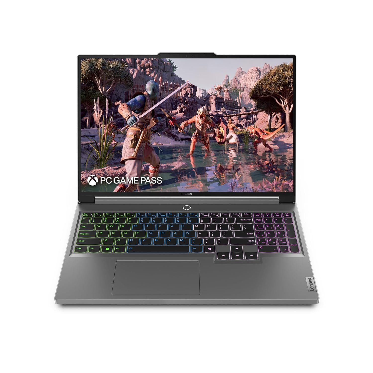 Lenovo Legion 5 16IRX9 16" Laptop, Intel Core i7-14650HX, 32GB RAM, 512GB SSD, NVIDIA GeForce RTX 4070, Windows 11 Home, Luna Grey, 83DG00BDUS