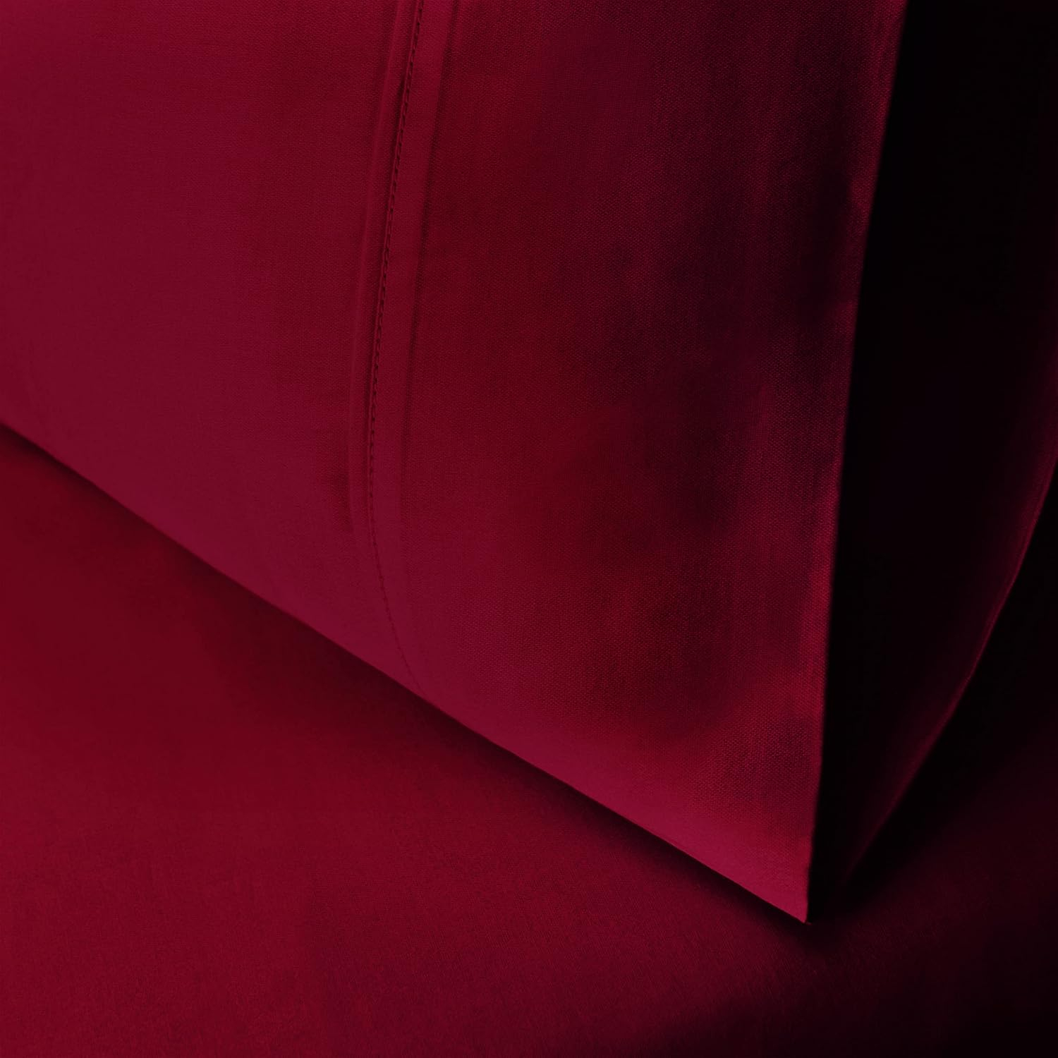 Superior Egyptian Cotton 400 Thread Count Pillowcases, Set of 2, Standard, Plum