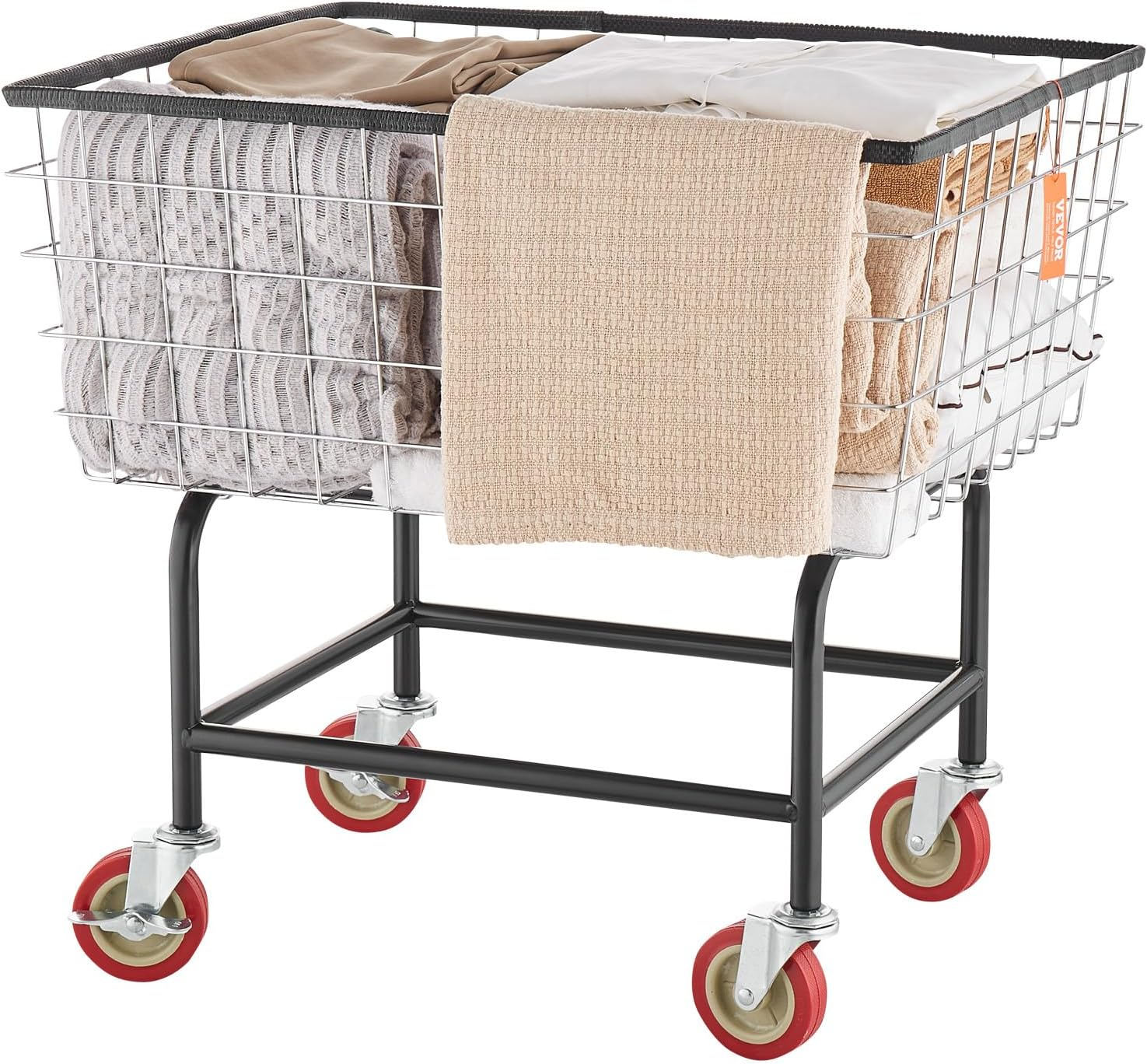 21 x 27 x 27.5 in. Wire Laundry Cart