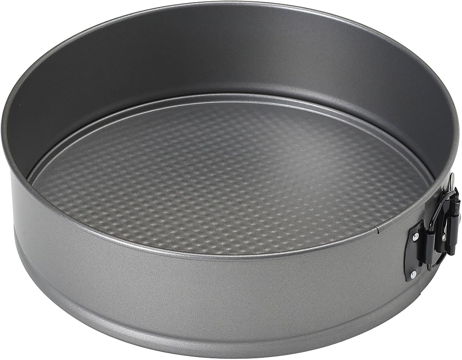 GoodCook 9" Round Steel Premium Nonstick Springform Pan, Gray