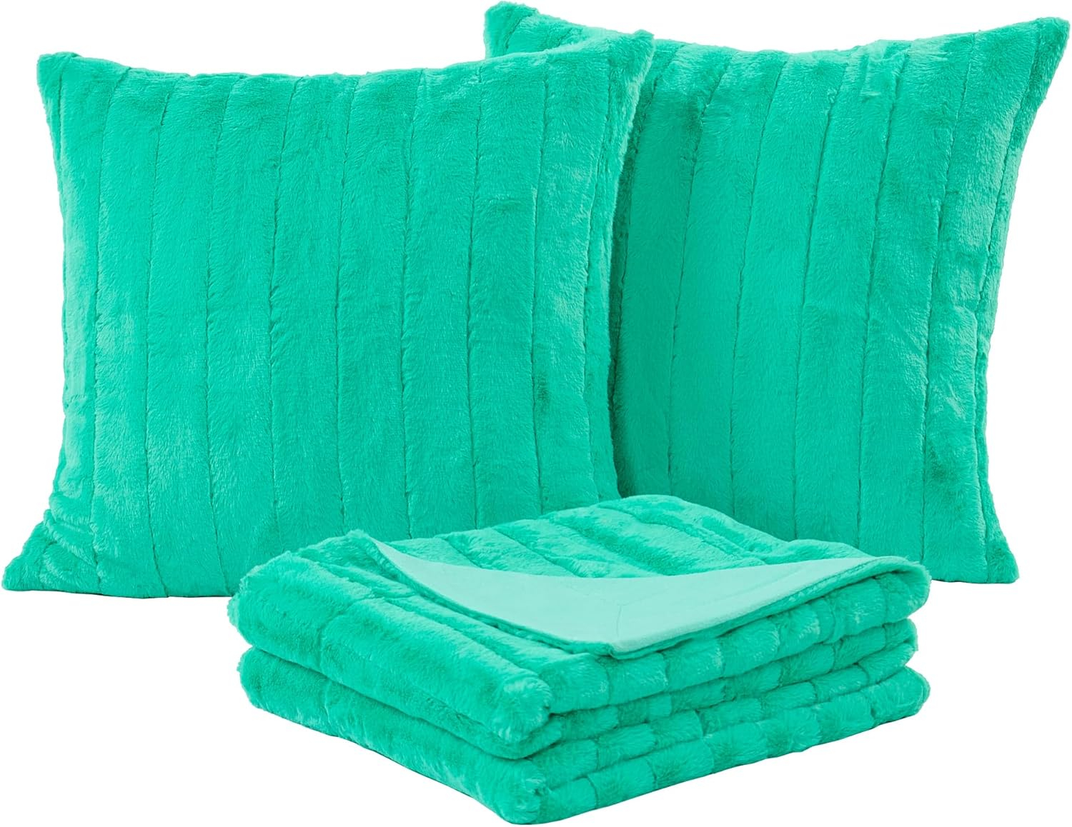 Home Soft Things Luxury Rabbit Faux Fur Throw Blanket