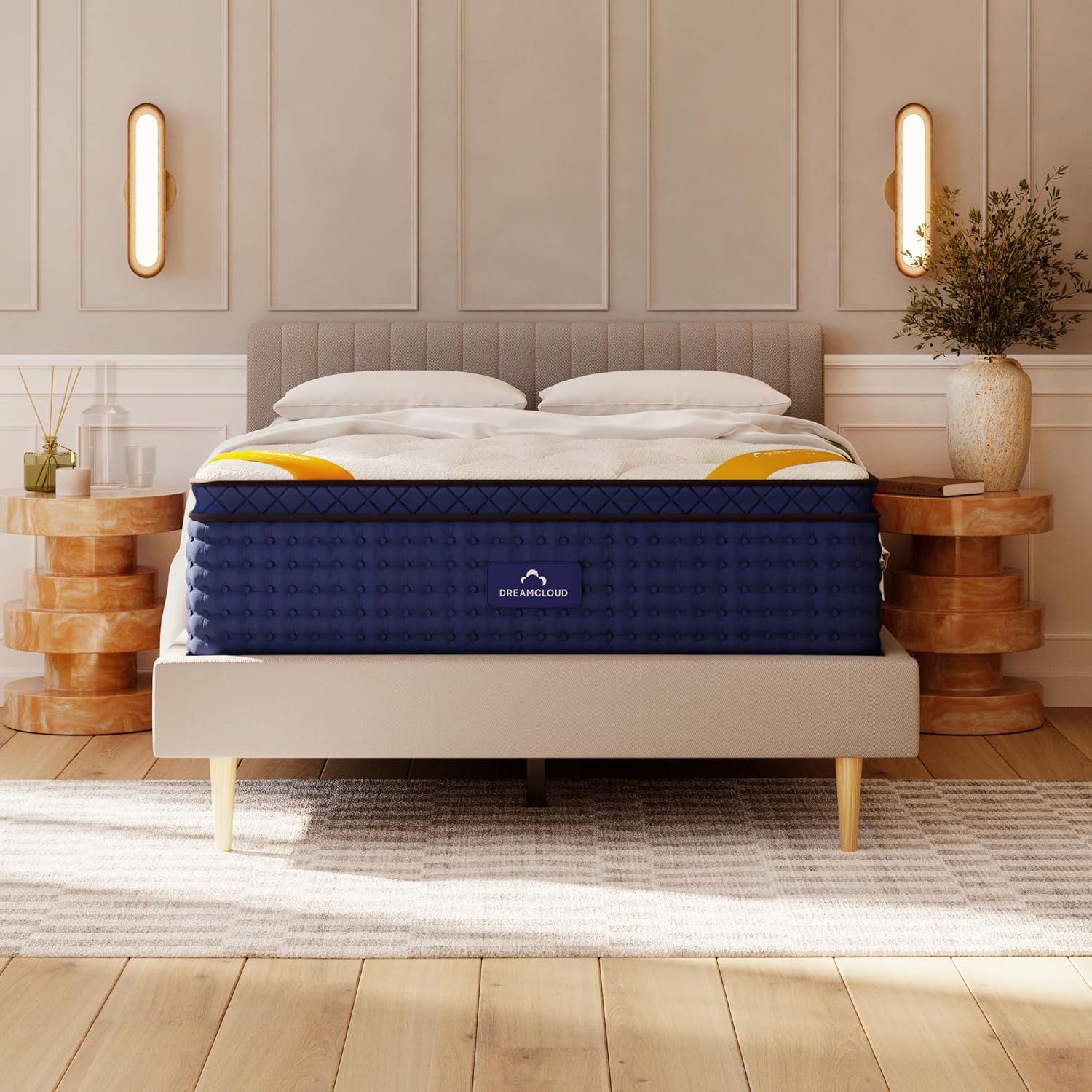 Premier Rest 16" Twin Mattress - Luxury Hybrid Memory Foam - 365 Night Trial - 8 Premium Pressure-Relieving Layers - Forever Warranty - CertiPUR-US Certified
