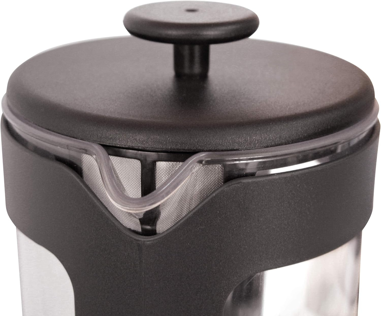 BonJour Coffee 12.7 ounce Unbreakable Plastic French Press, Black