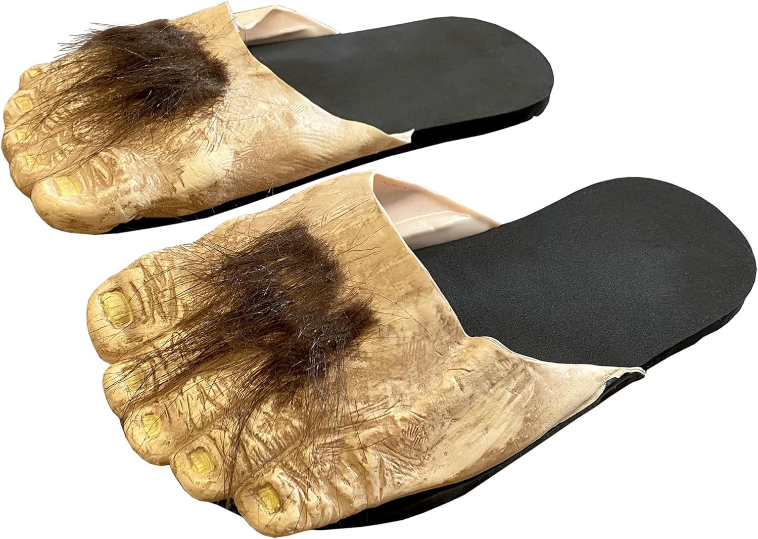 Billy Bob's Big Old Hairy Feet Costume Novelty Slippers, Large