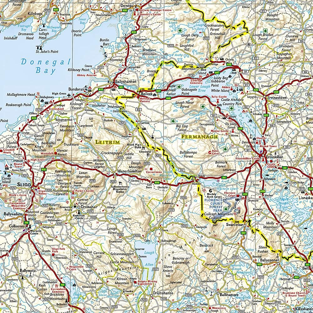 National Geographic Adventure Map Ireland: 9781566955355