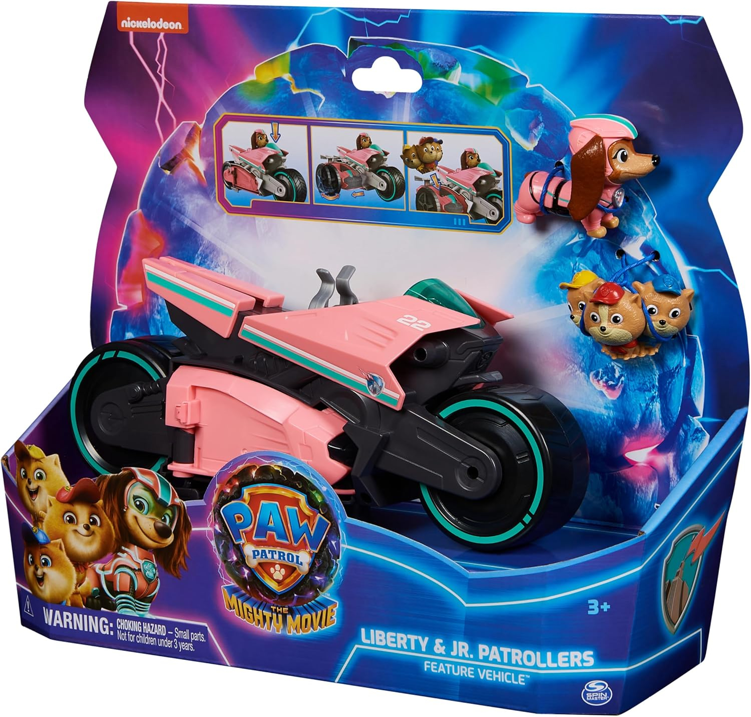 Paw Patrol Mighty Movie Liberty & Poms Vehicles (5767862)