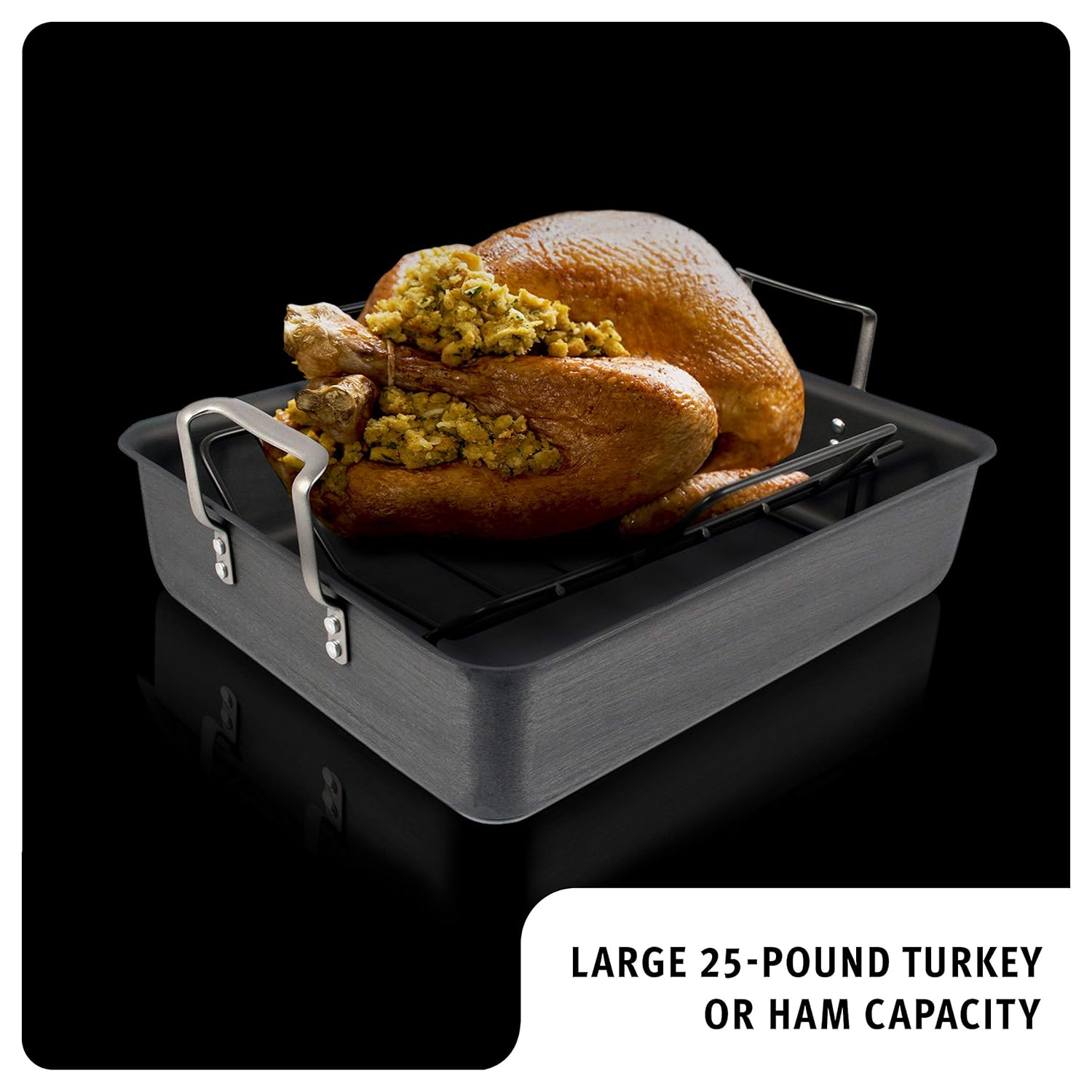Calphalon Classic 16-Inch Roaster with Nonstick Rack