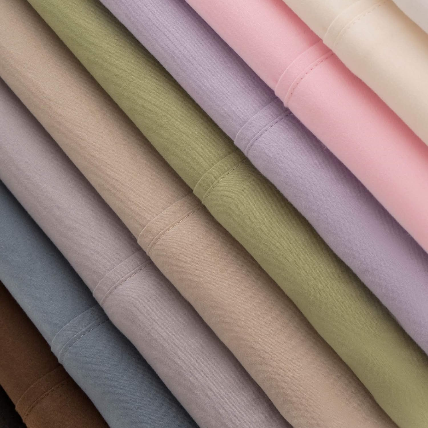 White Queen Size Double Brushed Microfiber Sheet Set