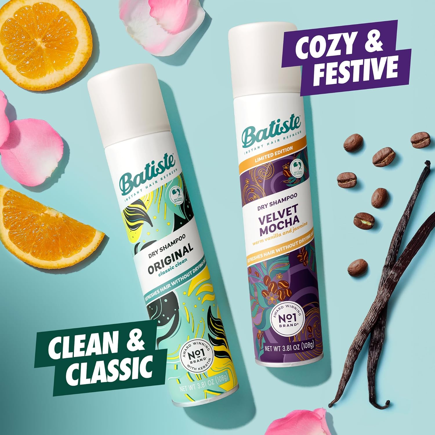 Limited Edition Velvet Mocha & Original Scent Dry Shampoo Duo