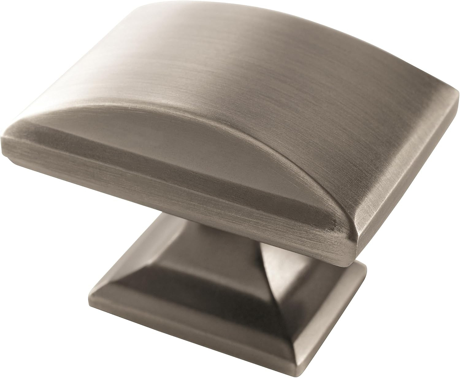 Amerock | Cabinet Knob | Antique Silver | 1-1/2 inch (38 mm) Length | Candler | 1 Pack | Drawer Knob | Cabinet Hardware