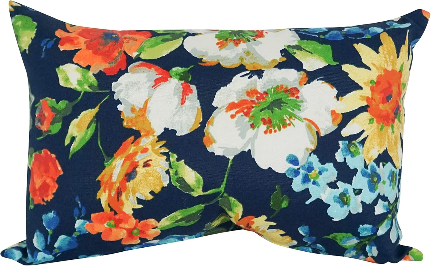 Blazing Needles 9911-S2-REO-59 12 x 20 in. Rectangular Spun Poly Throw Pillows, Alfinia Fresco Caspian - Set of 2