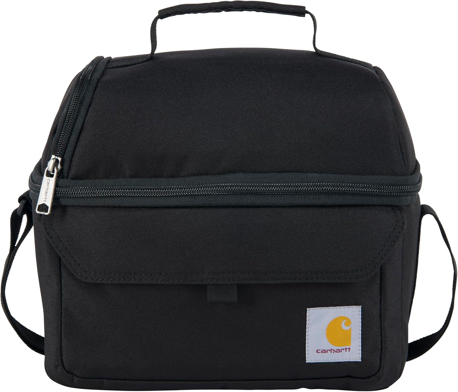 Carhartt Insulated 12 Can Two Compartment Lunch Cooler, One Size, Black