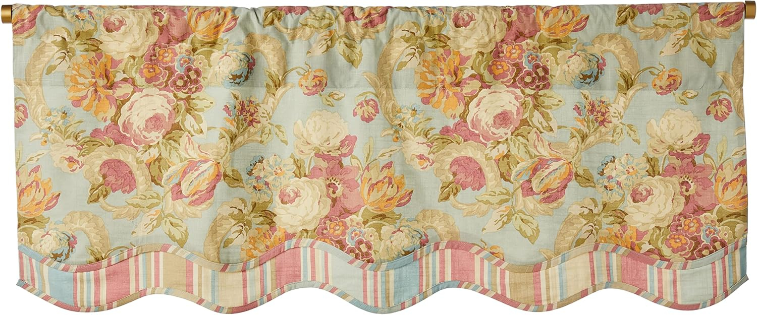 Waverly Spring Bling Window Pieced Scalloped Valance