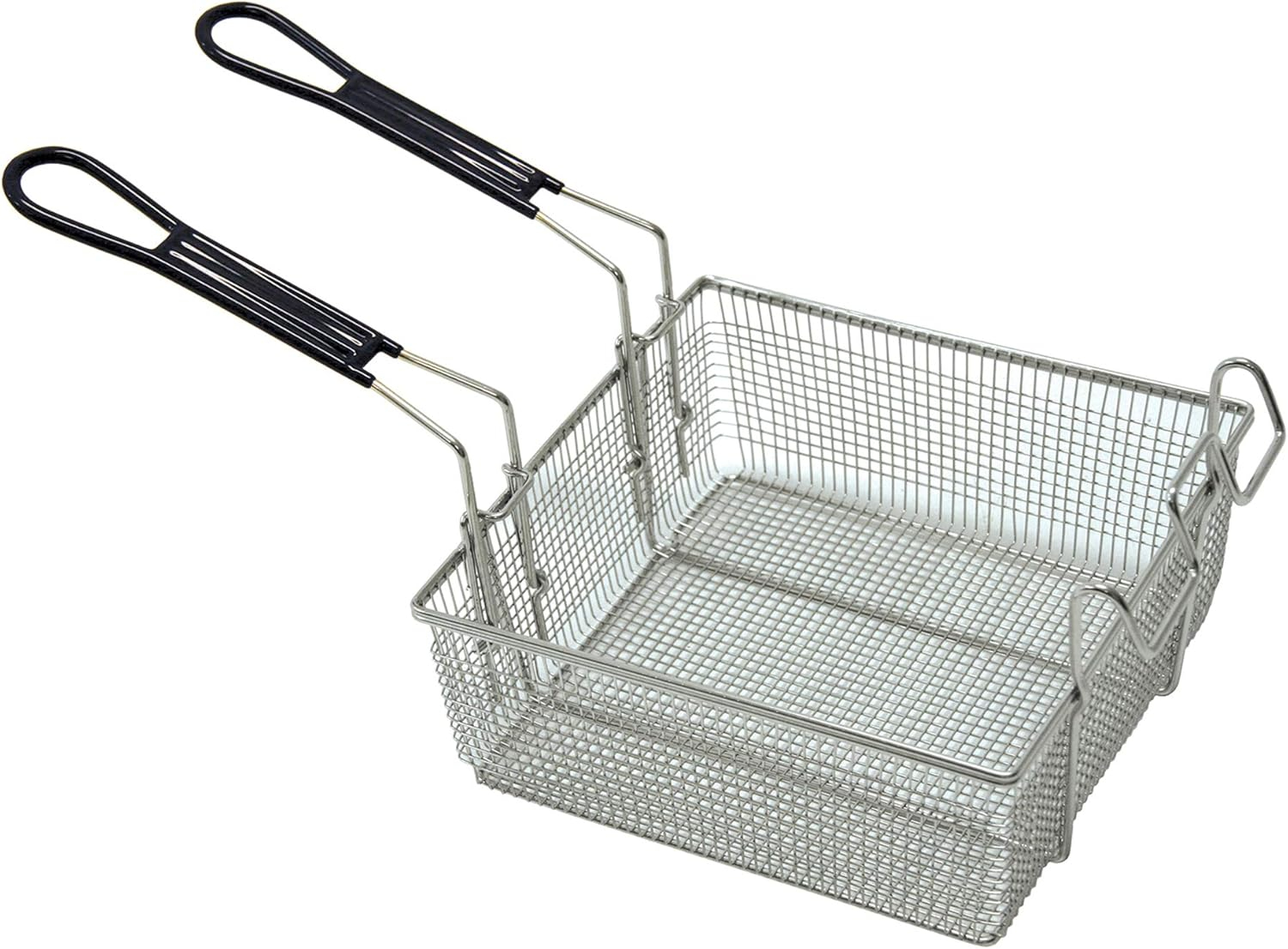ZRQarq 700-189 Double Fryer Basket Fits 4-gal & 9-gal Stainless Bayou Fryers Features Cool Touch Handle Wire Mesh Basket Perfect For Frying Fish Shrimp Chicken Onion Rings Hushpuppies and Fries