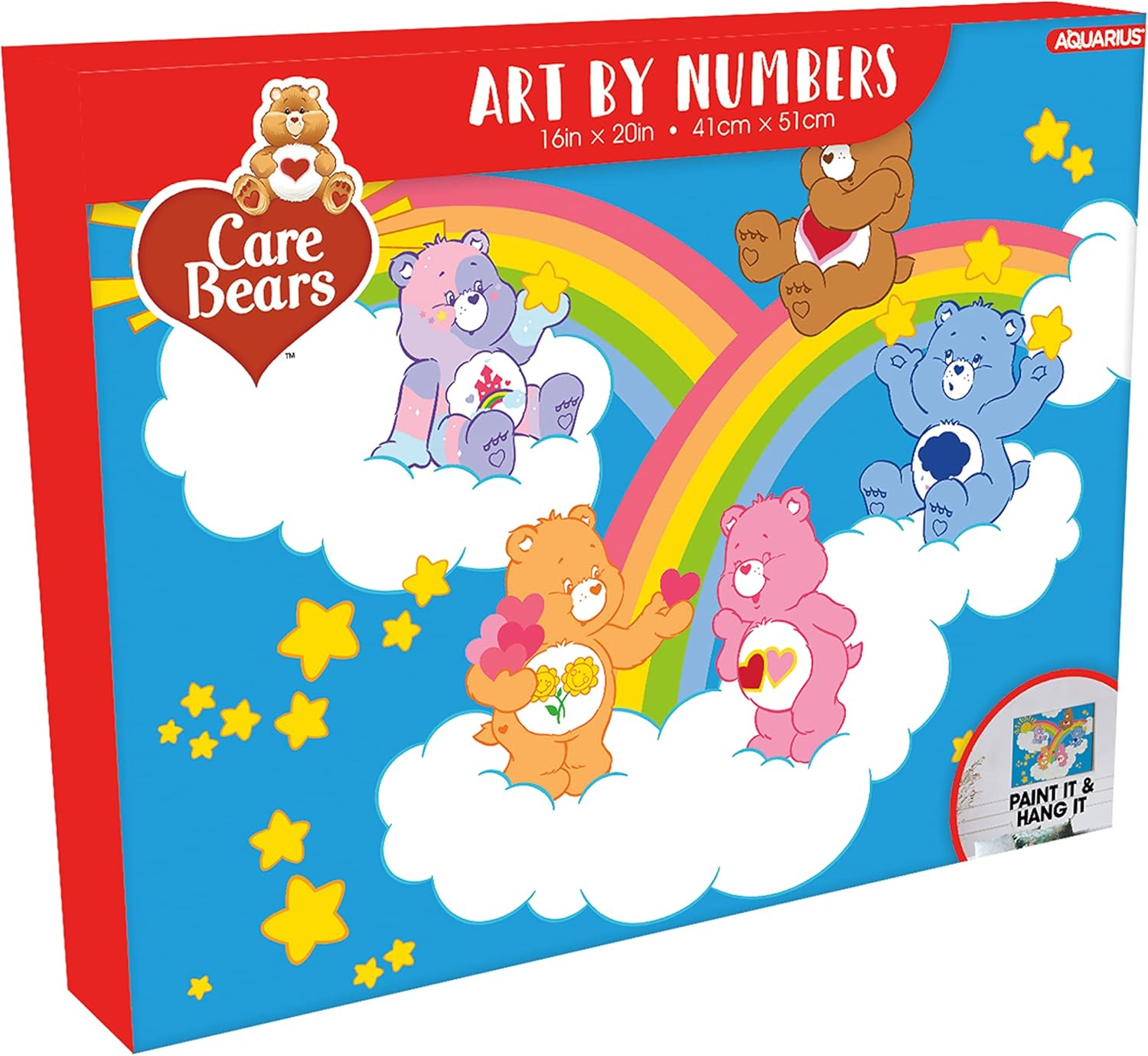 Care Bears Clouds Art by Numbers