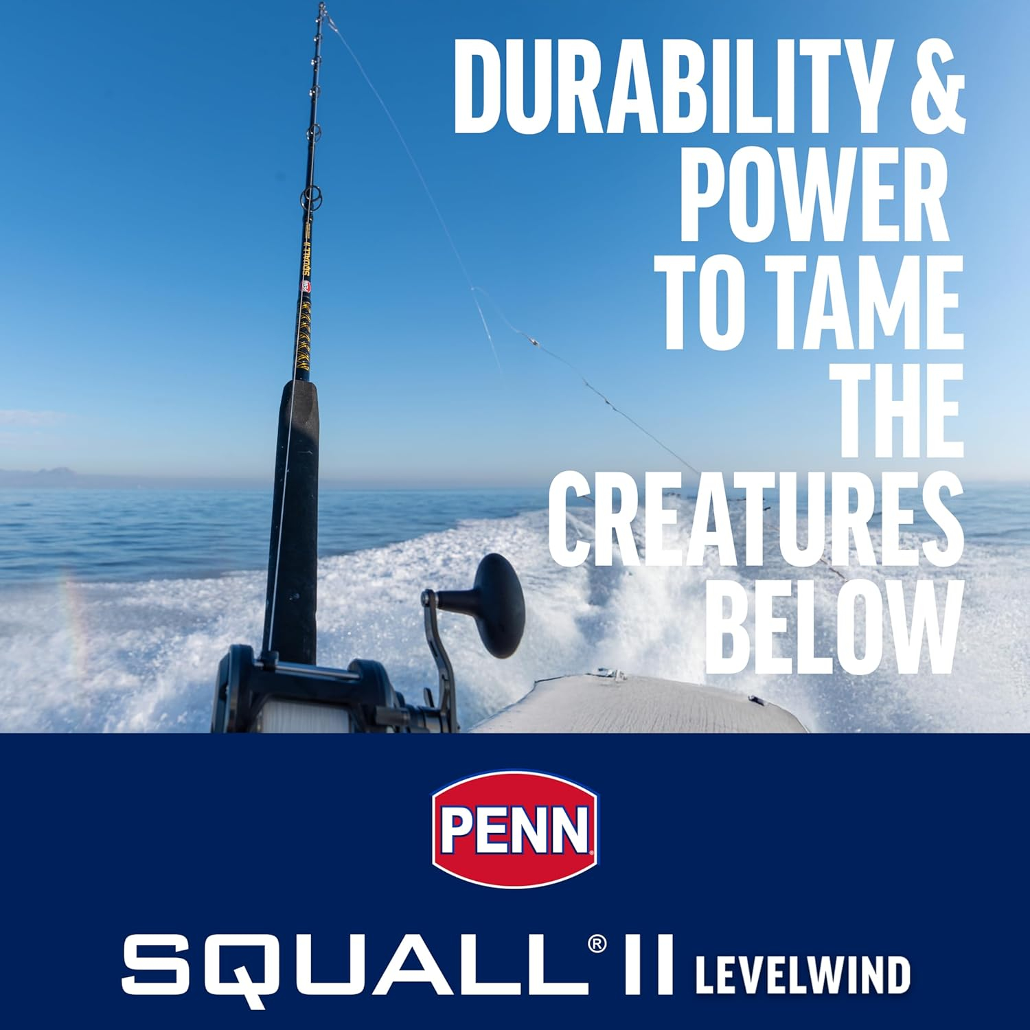 PENN Squall® II Level Wind Combo, 6' Medium Fishing Rod, 20 Size Reel