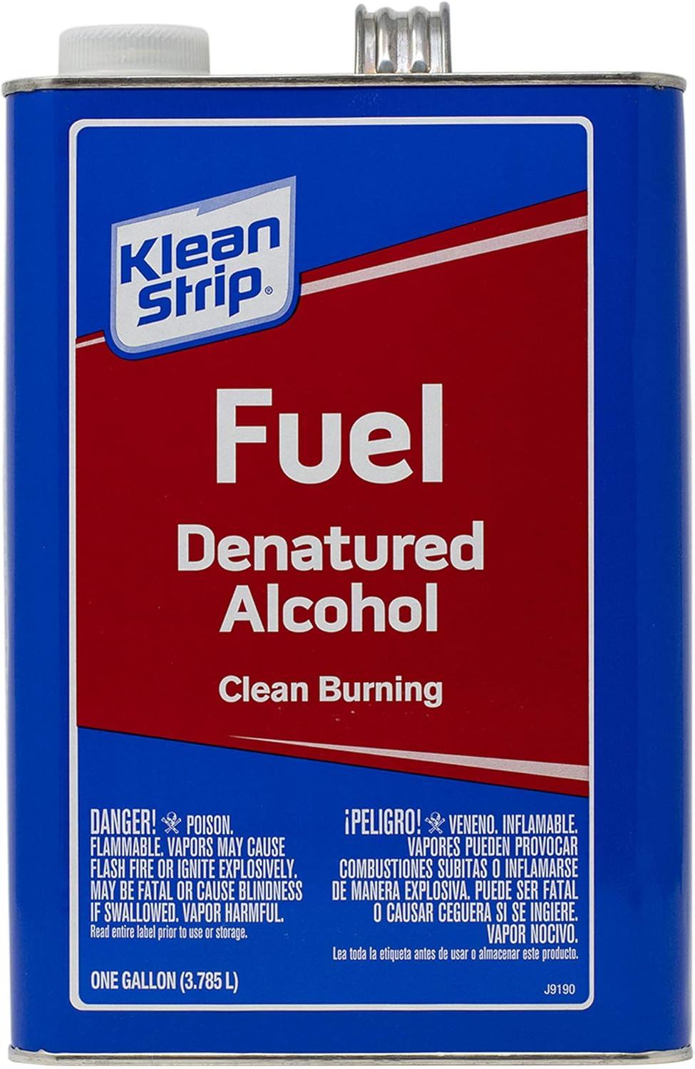Klean Strip Clean Burning Denatured Alcohol Fuel, 1 Gallon