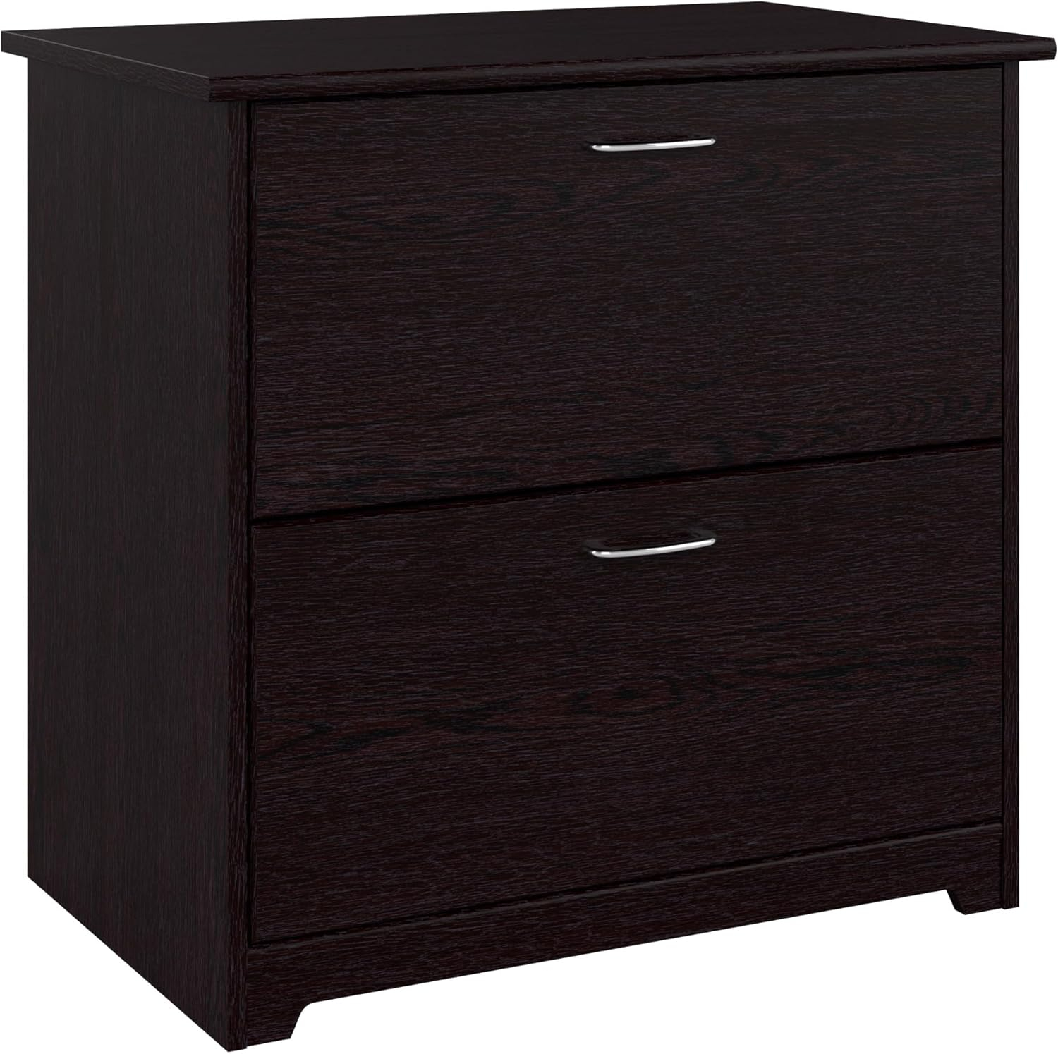 Bush Furniture Cabot Lateral File Cabinet, 2 Drawer, Espresso Oak
