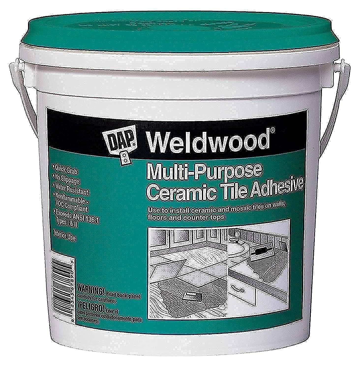 Dap 25190 Weldwood Multi-Purpose Ceramic Tile Adhesive, 1-Quart by DAP