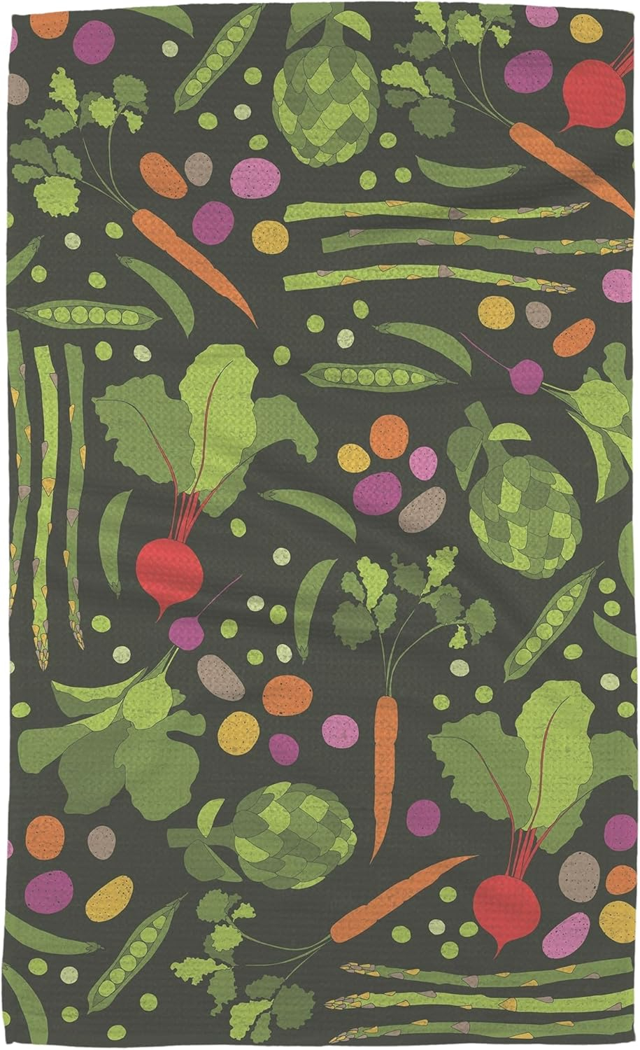 GEOMETRY Kitchen Tea Towels - Quick Dry Microfiber Dish Towels for Kitchen - Spring Sprout 18" x 30" (1 Pack)