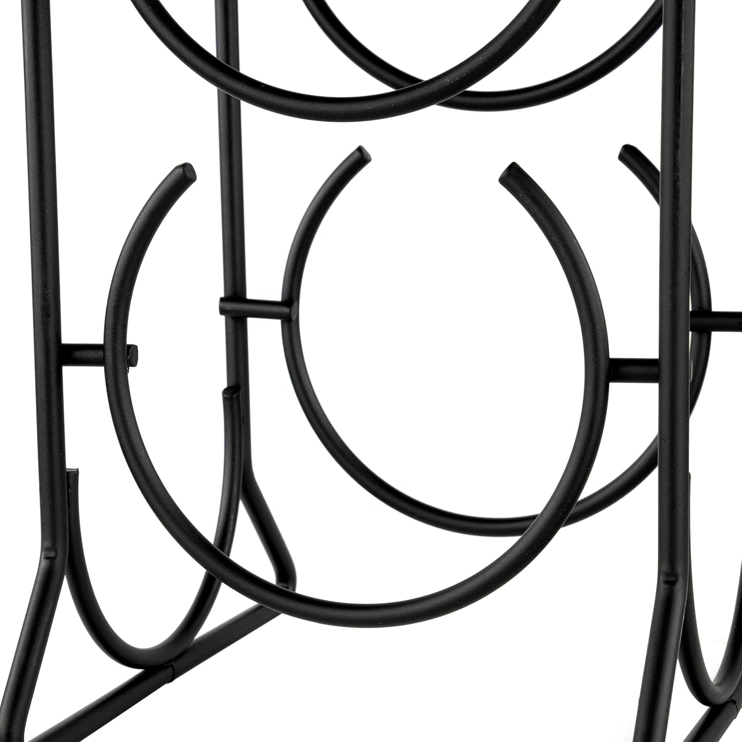 Spectrum Diversified Horseshoe Wine Rack, 3 Bottle, Black