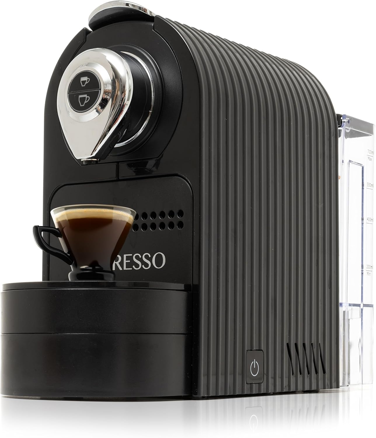 Mixpresso Espresso Machine for Nespresso Compatible Capsule, Single Serve Coffee Maker Programmable for Espresso Pods, Premium Italian 19 Bar High Pressure Pump 27oz 1400w Black Coffee Maker