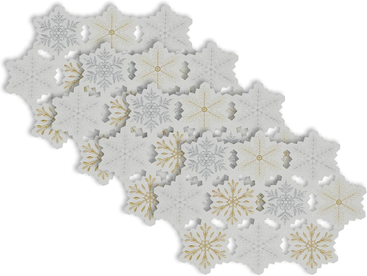 Embroidered Snowflake Placemat (Set of 4)