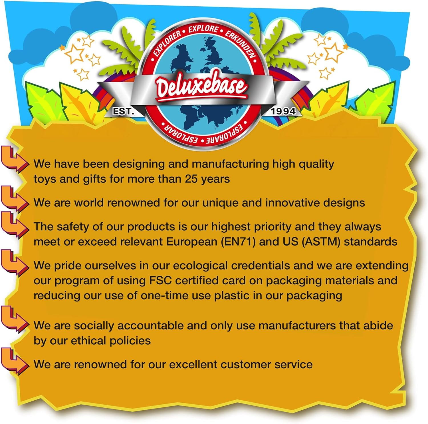 EcoBuddiez Tree Huggers - Gibbon from Deluxebase. Small 55cm Hanging Soft Toy Made from Recycled Plastic Bottles. Eco-friendly Soft and Cuddly Plush Toy and Perfect Cuddly Gift for Kids.