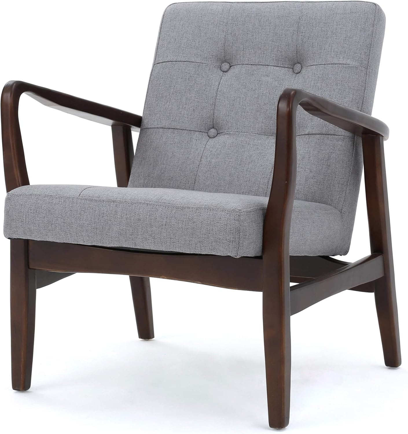 Christopher Knight Home Brayden Fabric Club Chair, Grey