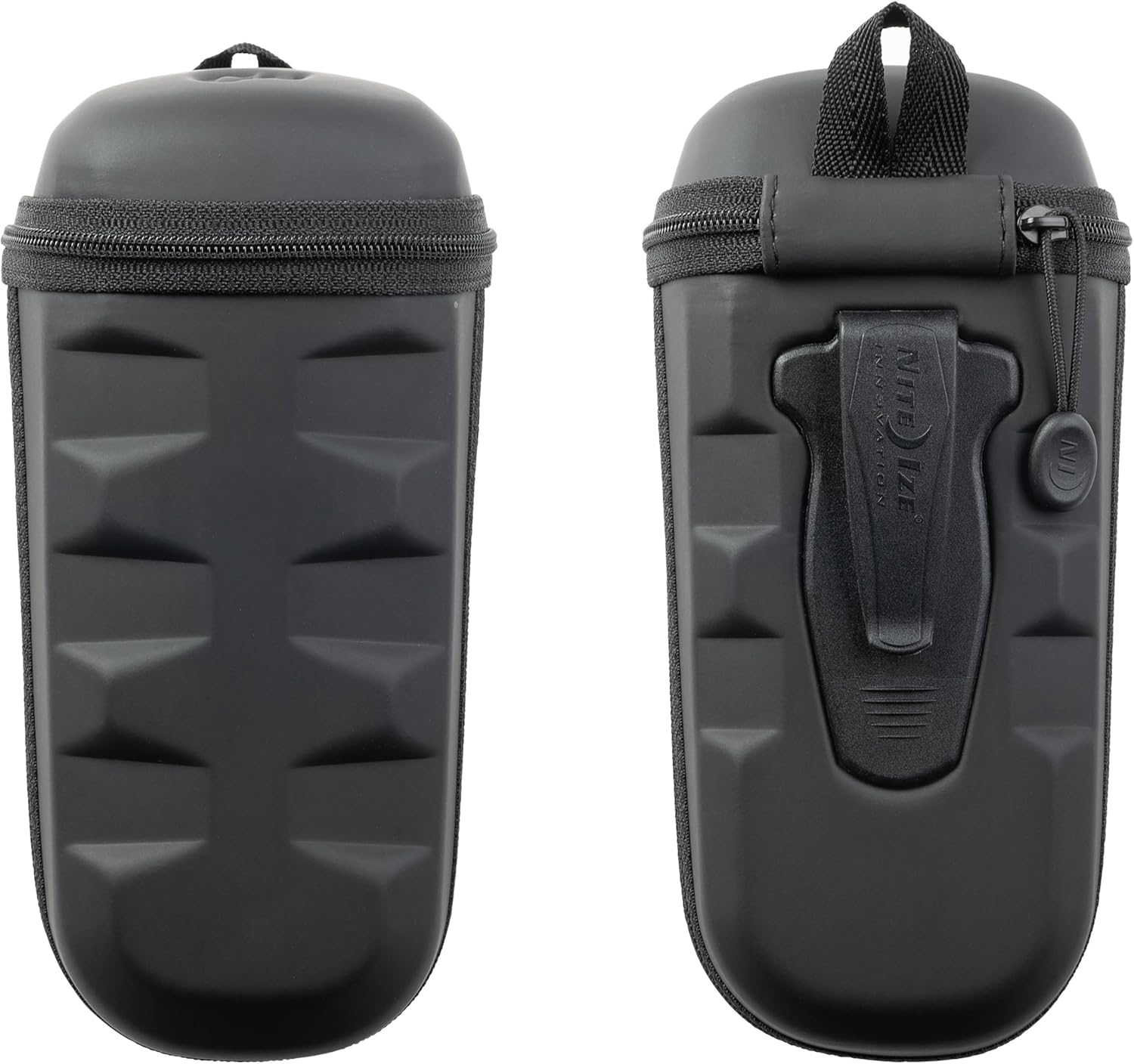 Black Hardshell XL Optics Case with Clip and Microfiber Lining