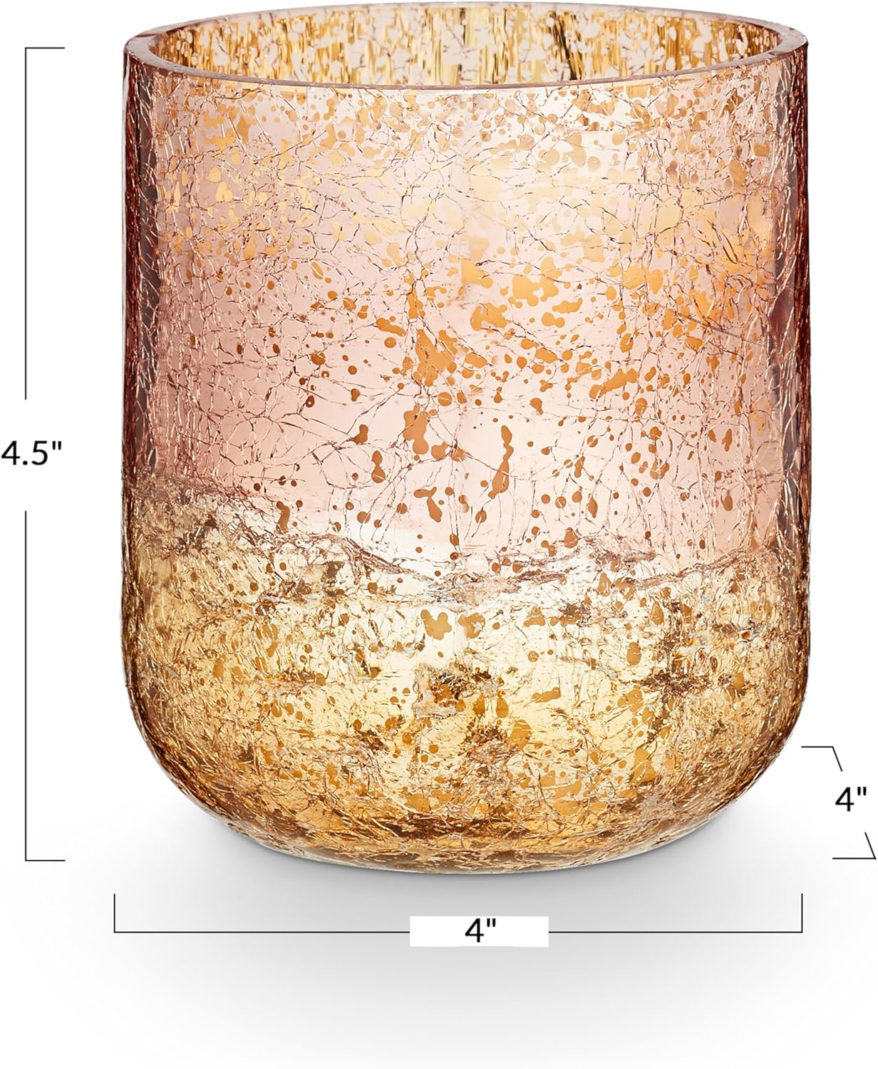 Small Radiant Glass Candle, Cardamom Pomander