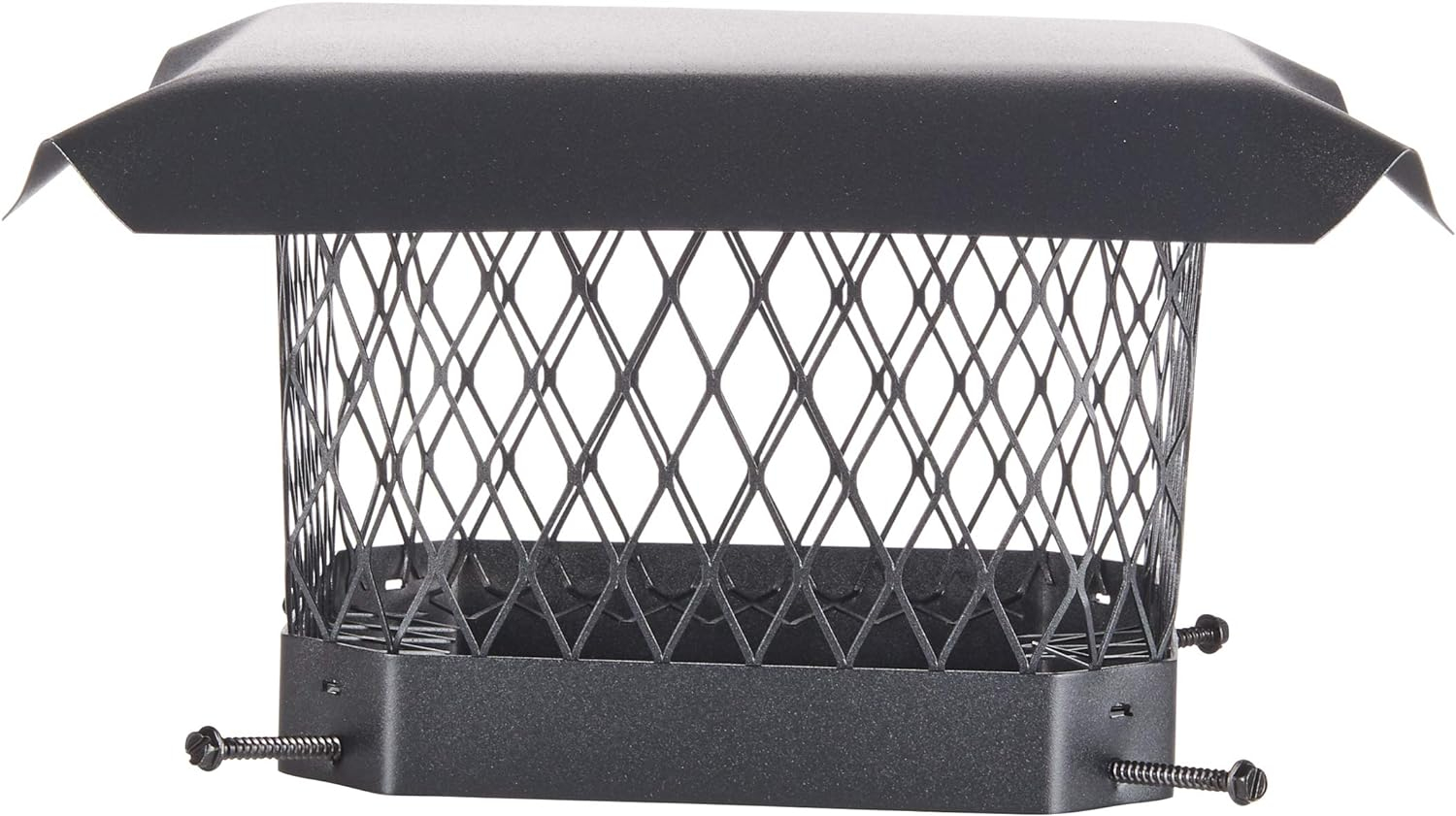 Shelter SC99 Single-Flue Black Galvanized-Steel Chimney Cap (9" x 9")