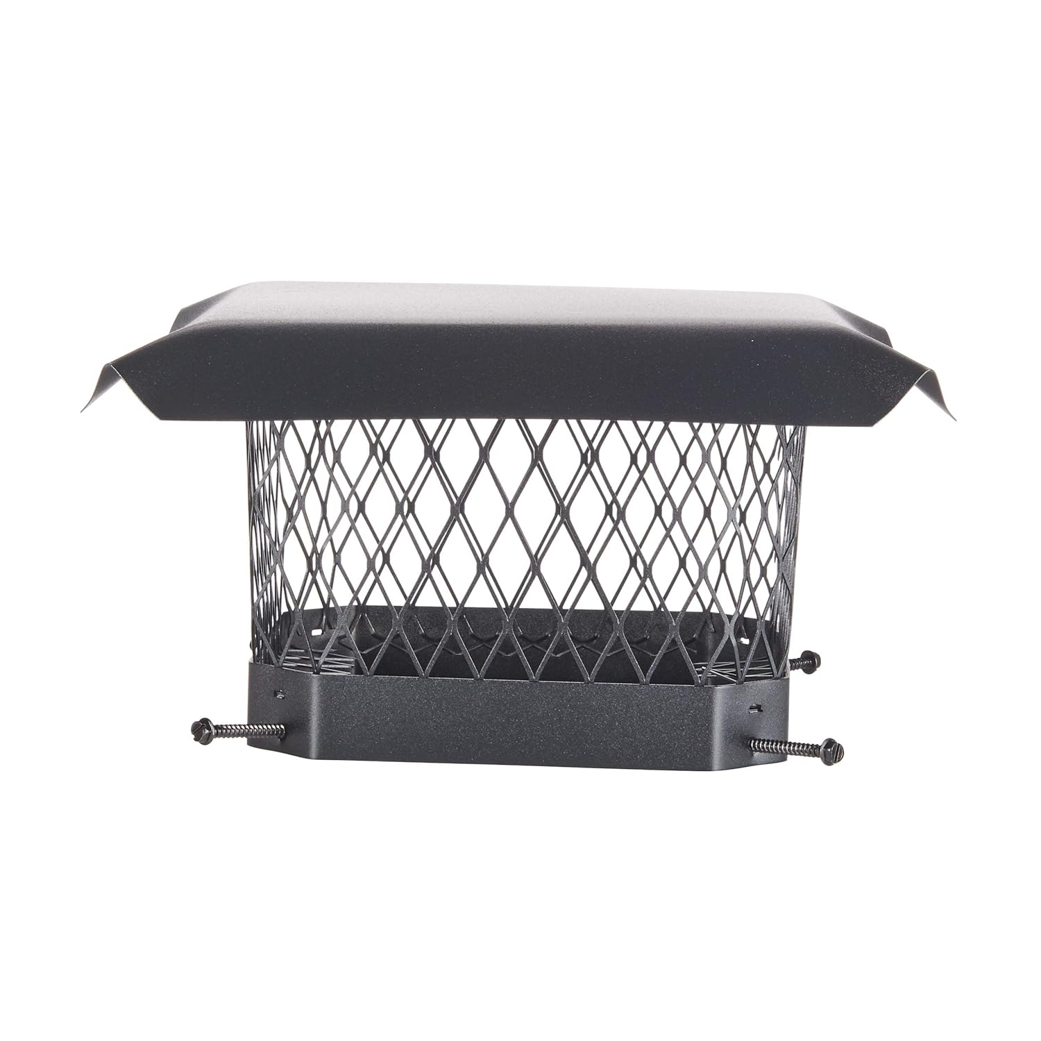 Shelter SC99 Single-Flue Black Galvanized-Steel Chimney Cap (9" x 9")
