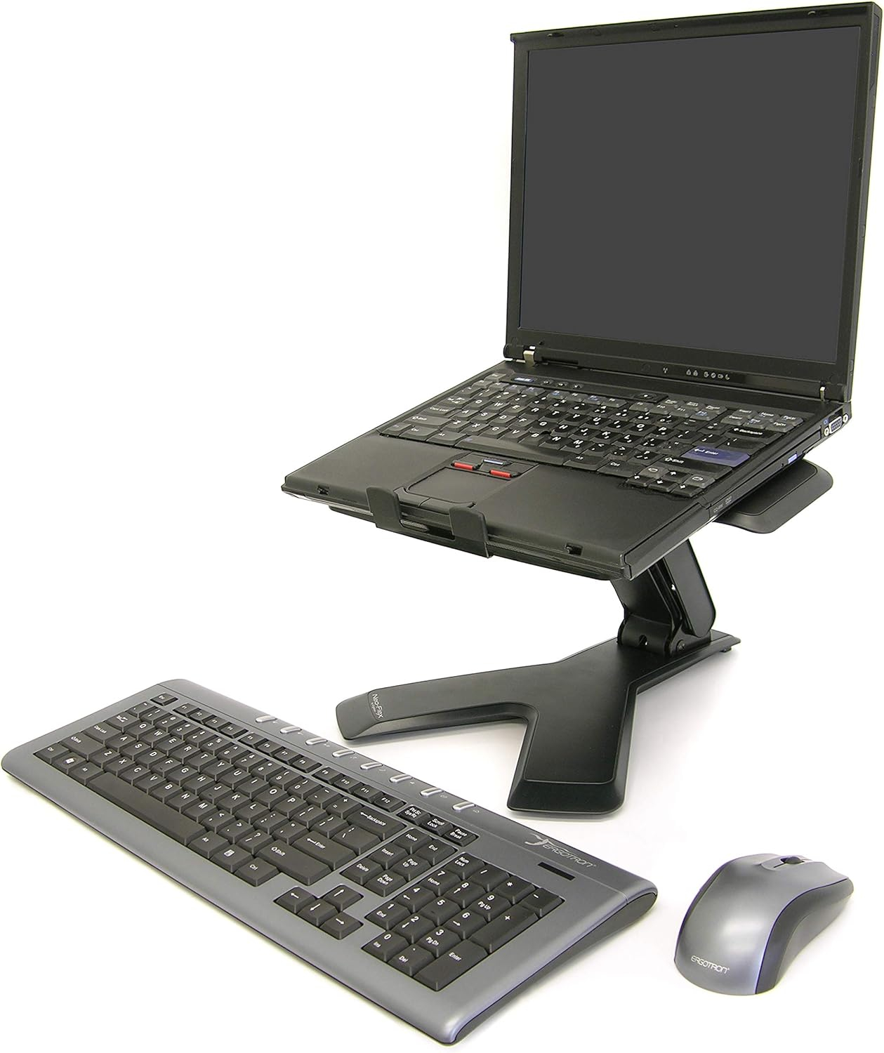 Ergotron Black Adjustable Standing Desk Converter for Laptops