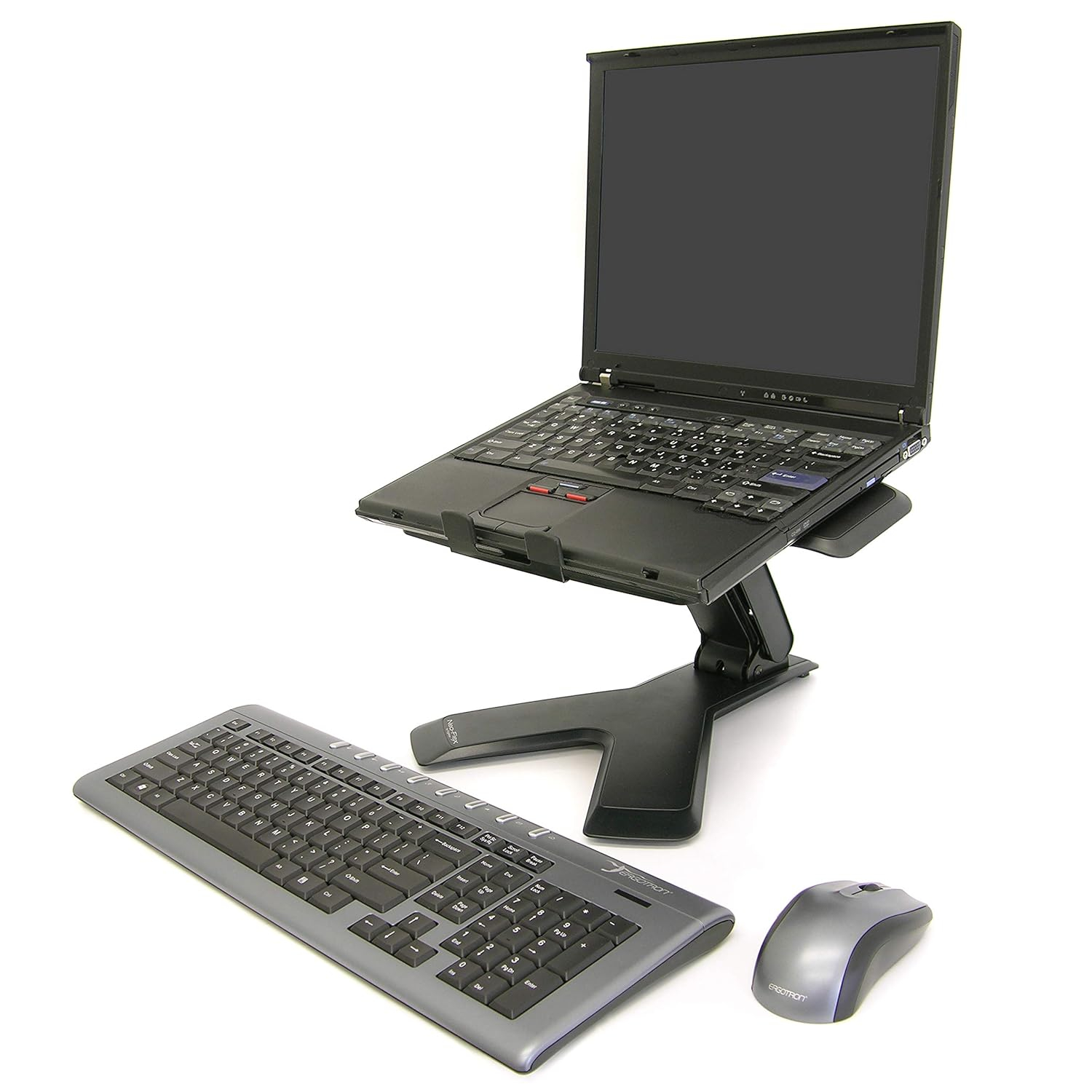 Ergotron Black Adjustable Standing Desk Converter for Laptops