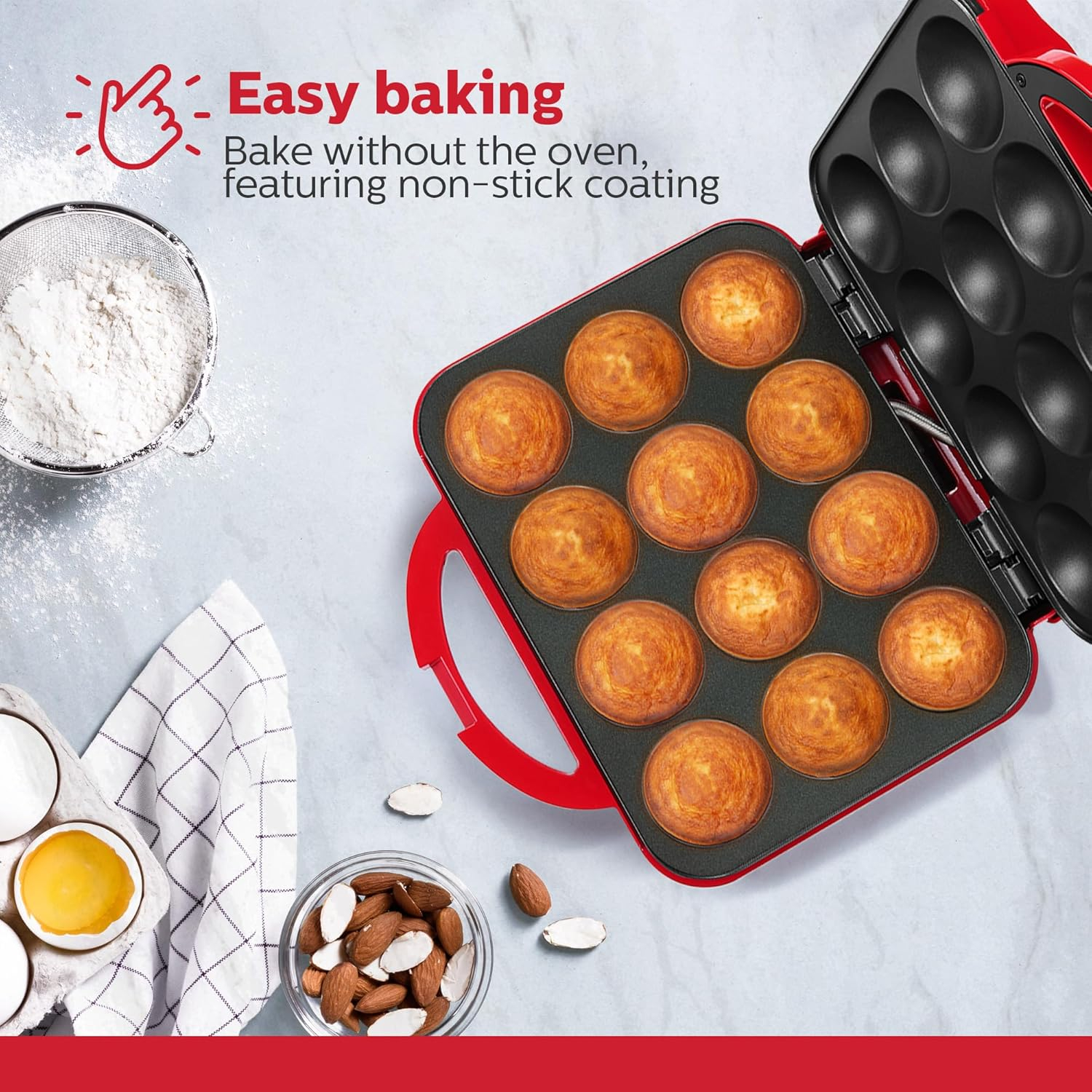 Holstein Housewares Holstein Housewares Non Stick Cupcake Maker