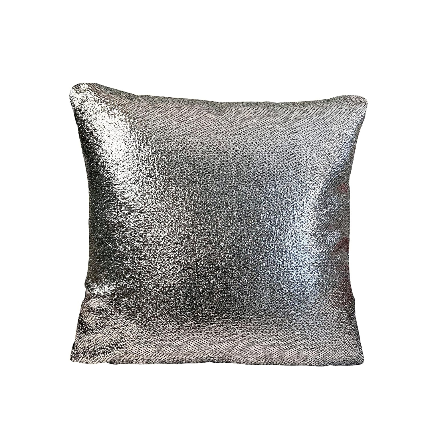 Violet Linen Reversible Throw Pillow