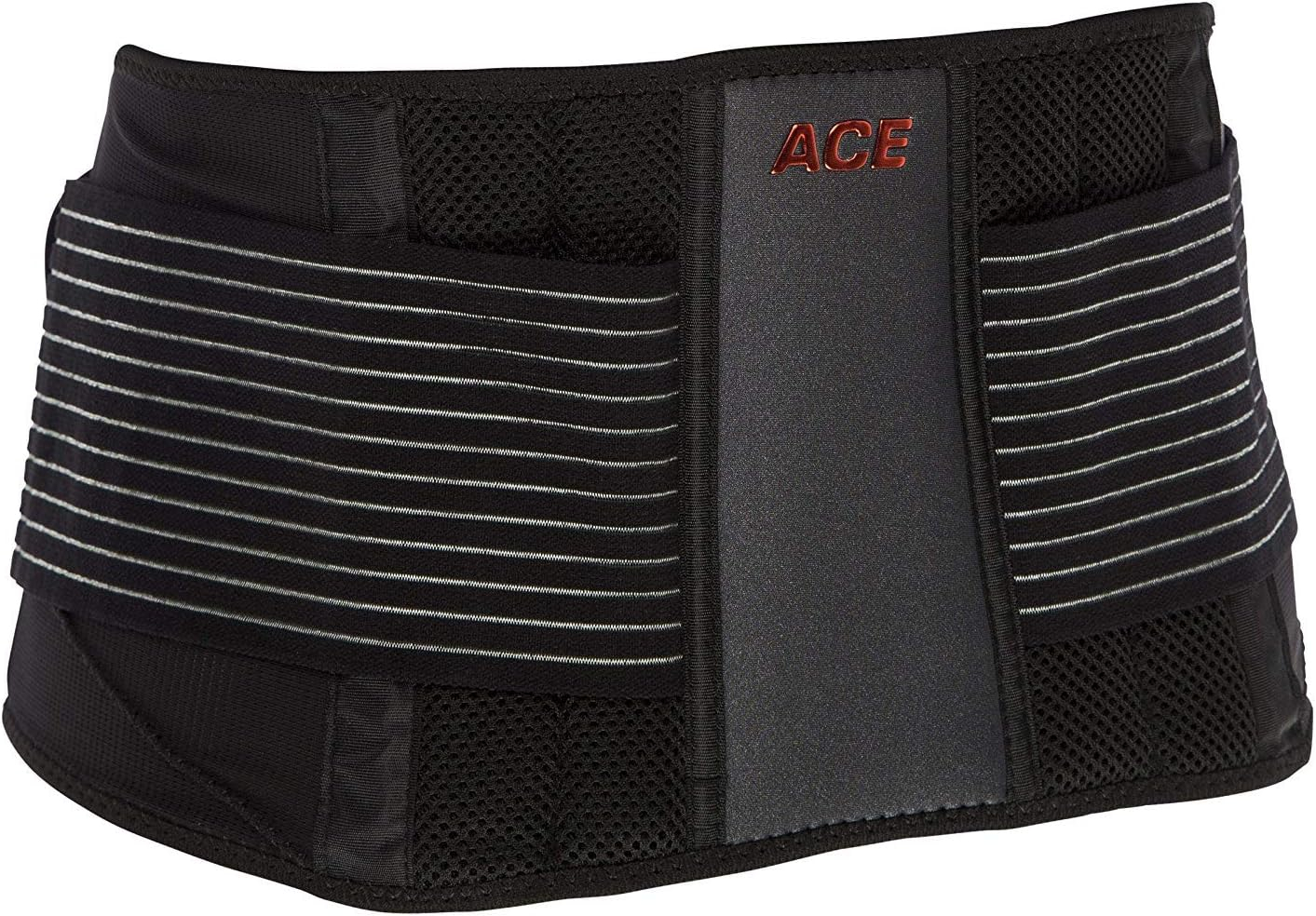 ACE Brand Adjustable Back Brace, Black, 1 Brace