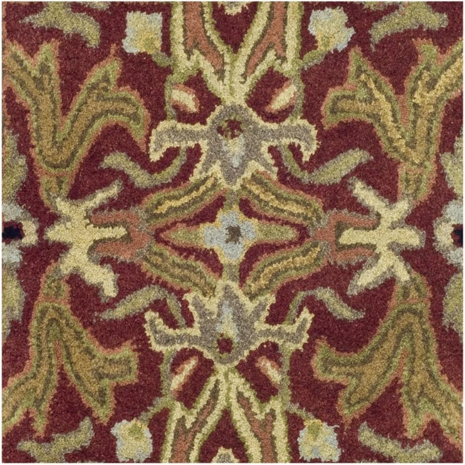 SAFAVIEH Heritage Oslo Traditional Wool Area Rug, Red/Gold, 8'3" x 11'