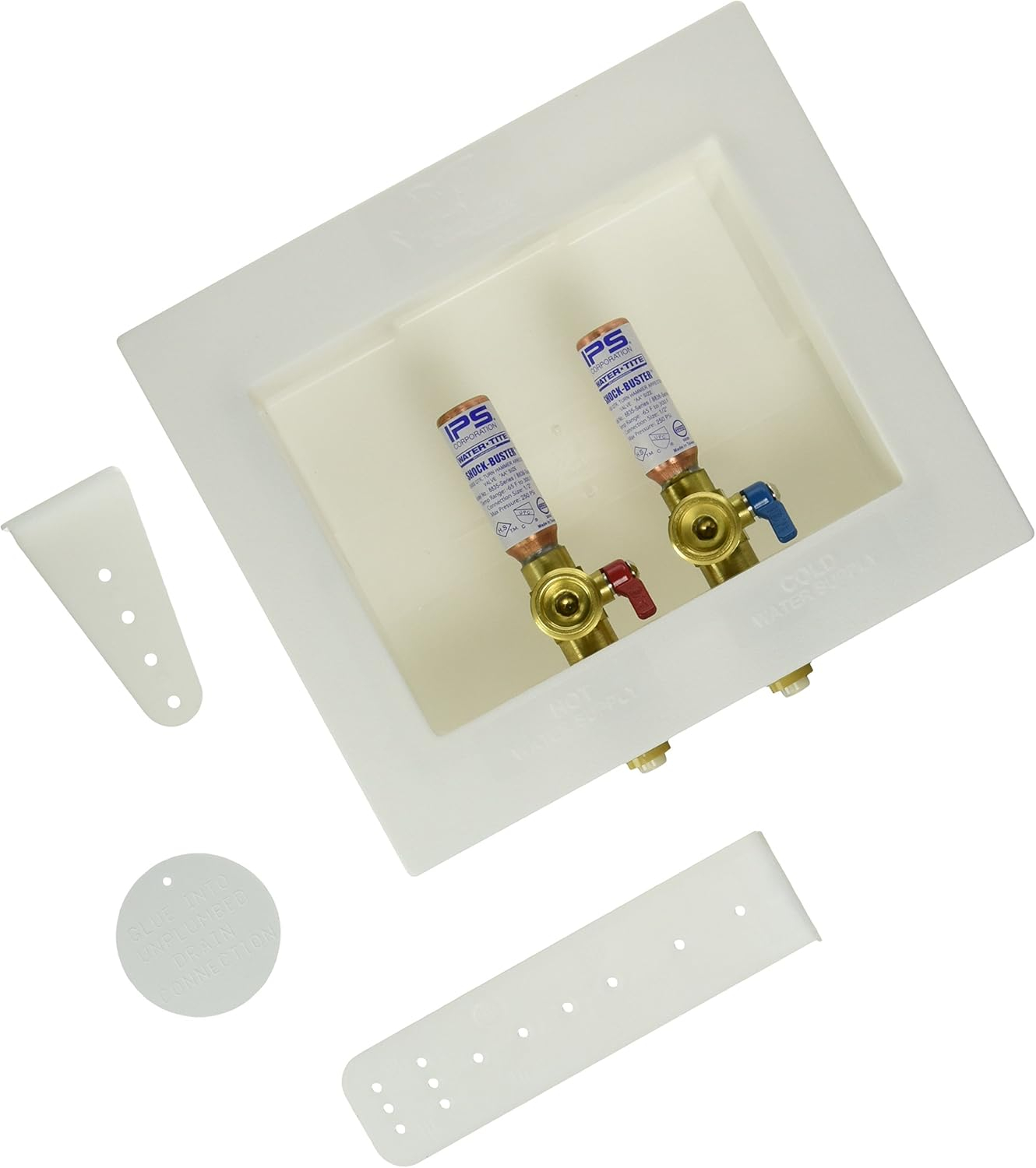 Sharkbite 1/2 in. Dia. x 3/4 in. Dia. Washing Machine Outlet Box