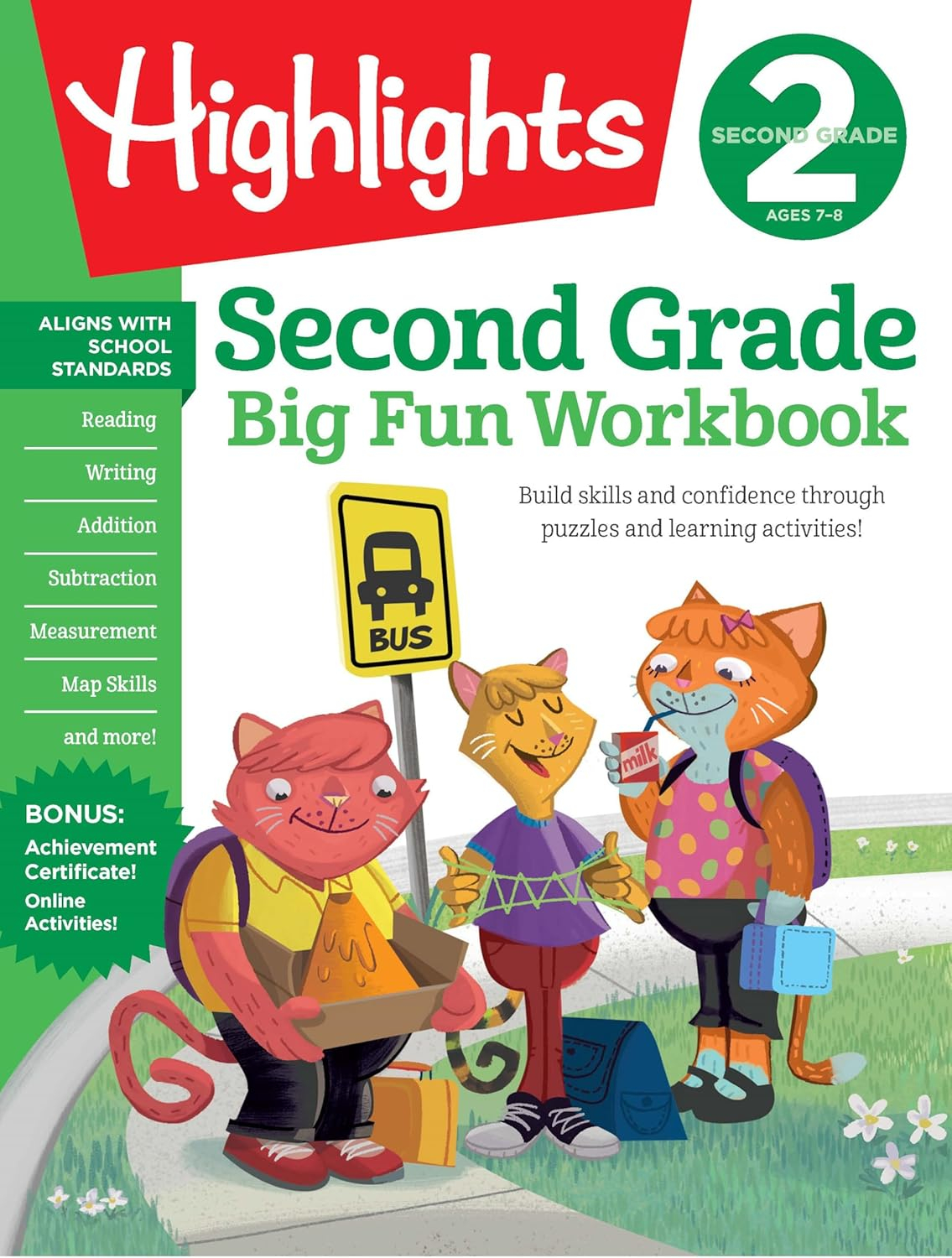 Second Grade Big Fun Workbook -  (Highlights Big Fun Workbooks) (Paperback)