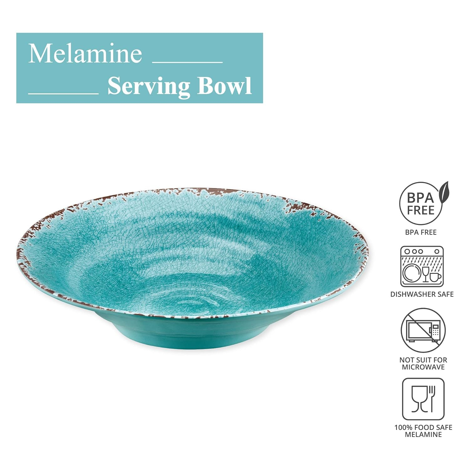 Williston Forge Williston Forge Addieville Melamine Serving Bowl