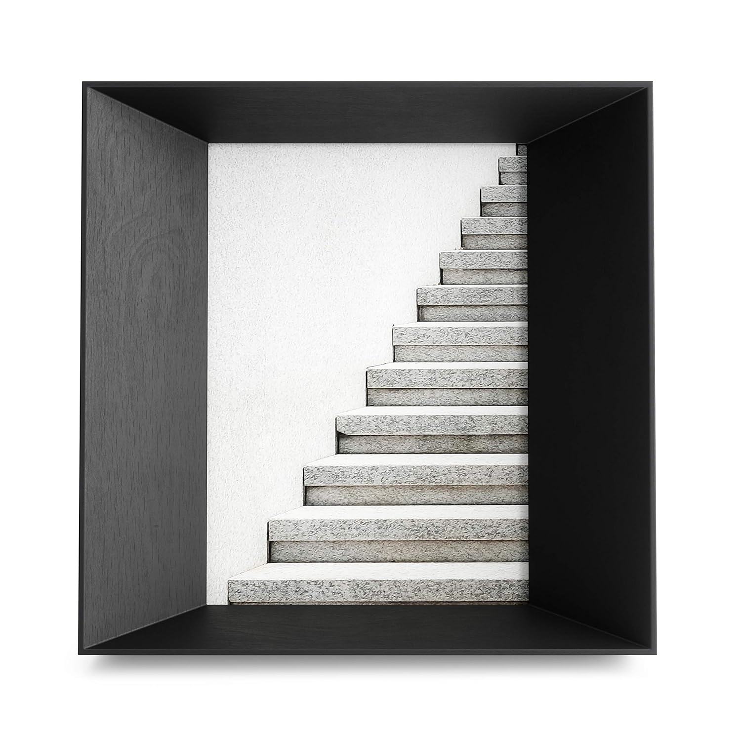 Classic Black Wood 5x7 Tabletop and Wall Mount Frame