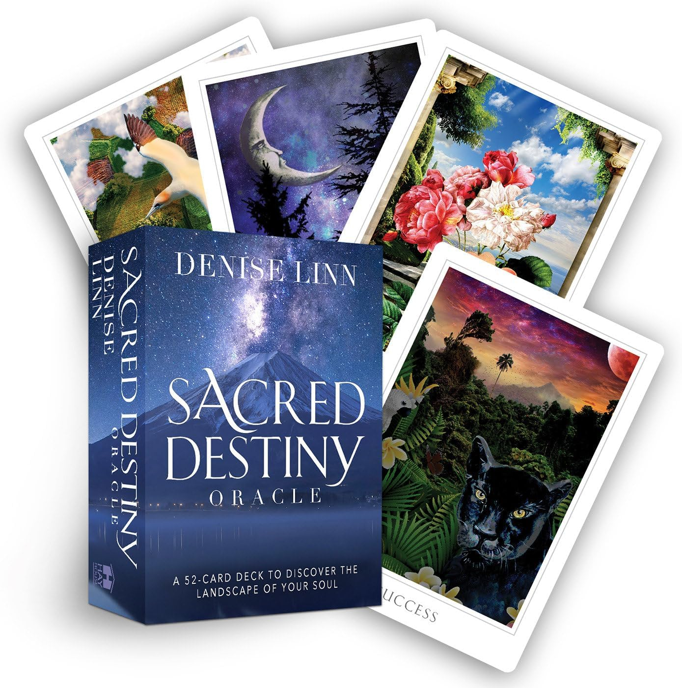 Sacred Destiny Oracle Cards: 52-Card Deck with Vibrant Landscapes